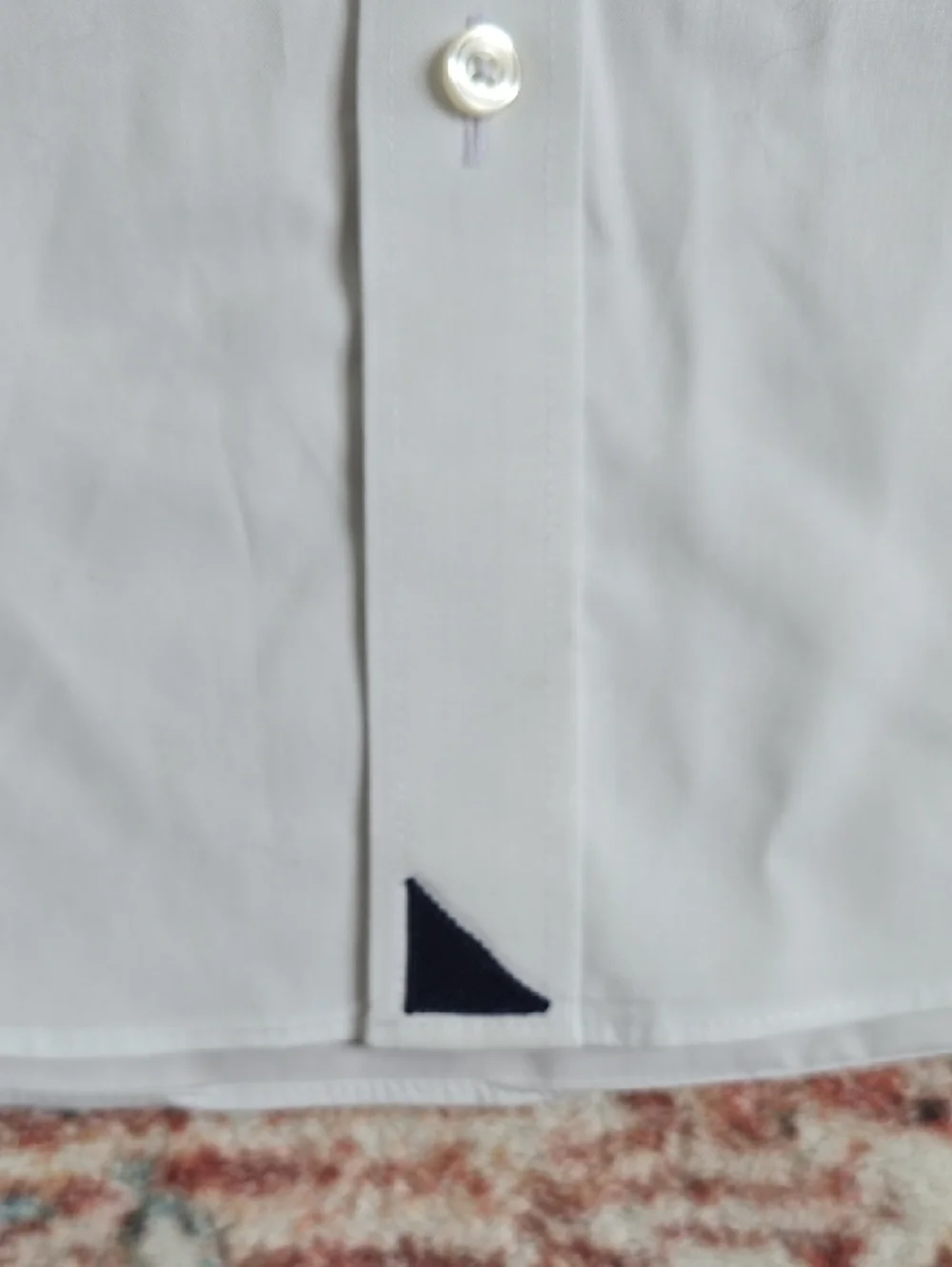 UNTUCKit Men's White Short-Sleeve Button-Down Shirt Slim Fit Medium - Picture 3 of 5
